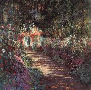 Claude Monet The Garden in Flower Spain oil painting artist